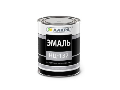 ЭМАЛЬ ЛАКРА НЦ-132 Белая 1,7кг  0957 Л*6 СРОК ДО 01.26
