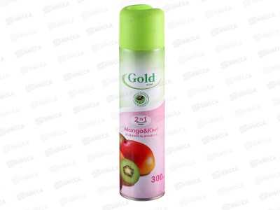 ГОЛД ВИНД освежитель воздуха  300мл Mango & Kiwi *12