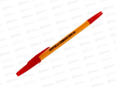 Ручка шариковая Corvina-51 красная (желтый корпус)  40163/03G *50/2400