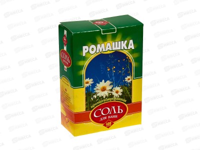 Соль для ванн 400г Ромашка *32          Б