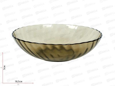 Тарелка ELIСA дымка d-190mm 62100 глубокая *6