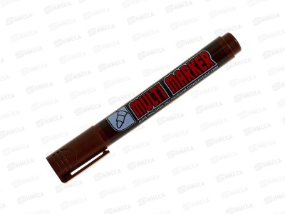 Маркер CROWN Multi marker, перманентный  коричневый СРМ-800  *12