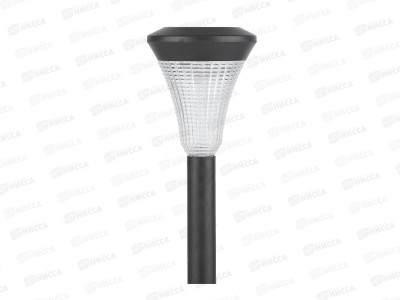 Фонарь сад. солн.бат. ЭРА SL-PL31 черн.пл., 31см *24