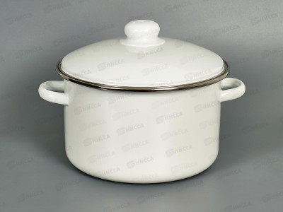Кастрюля 4,0л белая 01-Б1614 *4