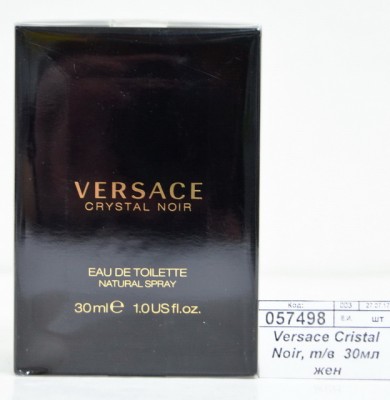 Versace Cristal Noir, туалетная вода  30мл женская М