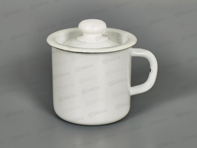Кружка 1,0л с крышкой светлая С40207.3 *8