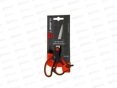 Ножницы LAMARK 0182 171мм, эргономические, на блистере *20