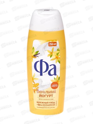 ФА гель для душа Youghurt Ваниль Мед 250мл *10