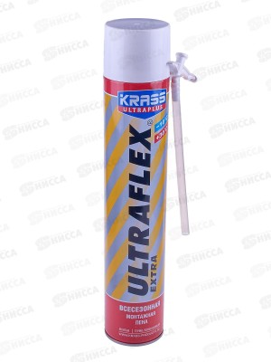 Пена монтажная ULTRAFLEX Всесезонная 650мл  ЛАКРА, 0005283  *12/840