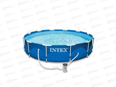 Бассейн 28202 (305х76см) каркасный, фильтр  INTEX  *1