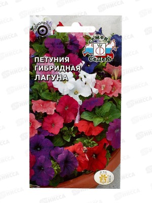 Петуния Лагуна (ампельная, смесь цветов) (Евро 0,1) СеДек +
