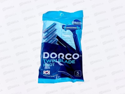 DORCO TD-702 одноразовые станки 5 штук 2 лезвия плавающая головка *20/320