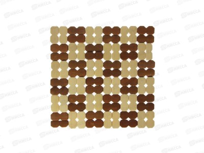 Подставка под горячее бамбуковая  &quotКлетка&quot 20*20см GD007-3  888-028 г