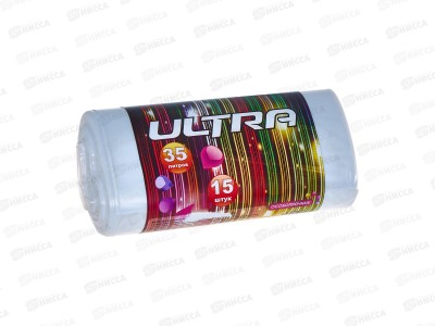 Мешки для мусора 35л 15шт (рул) Ultra особопрочные ПВД *50 1671