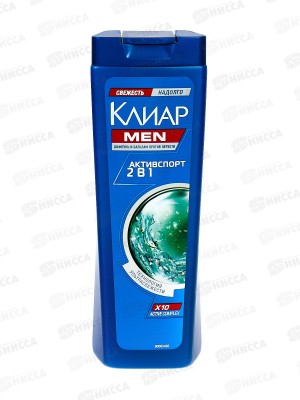 CLEAR шампунь 200мл Активспорт для мужчин *12