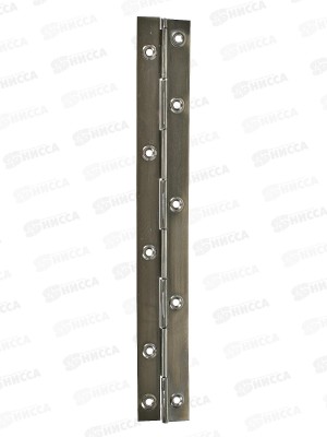 Петля рояльная L 250 без покрытия *100