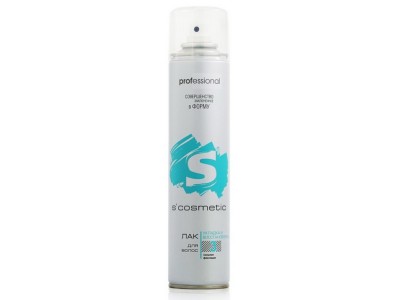 Лак S`cosmetic Укладка и Восстановление 360мл(445см)*12