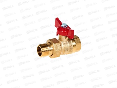 Кран шаровый DN-15 Стандарт 232 бабочка В*Н с удлинителем ГАЛЛОП