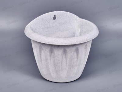 Кашпо настенное Фелиция мраморный  d16см С120М *35