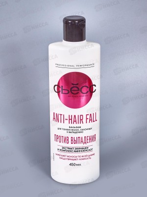 Сьёсс Anti-Hair Fall бальзам для тонких, склонных к выпадению волос 500мл *12