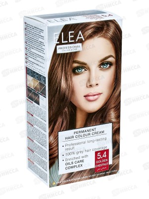 ELEA Prof.Color&Care крем-краска №5.4 золотый каштан *20