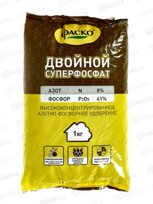 Суперфосфат двойной ФАСКО 1кг  *25