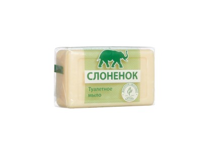 СЛОНЕНОК туалетное мыло упакованное. 100г  *80