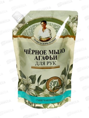 Рецепты Бабушки Агафьи Травы и Сборы Агафьи мыло для рук черное 500мл дой-пак *12 6850