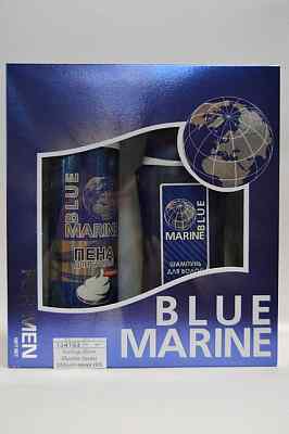 Набор Blue Marine (шампунь 250мл + пена для бритья 200мл) мужской * 7