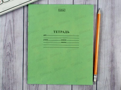 Тетрадь 18 листов линия Hatber зеленая обложка, 05112 *15/240