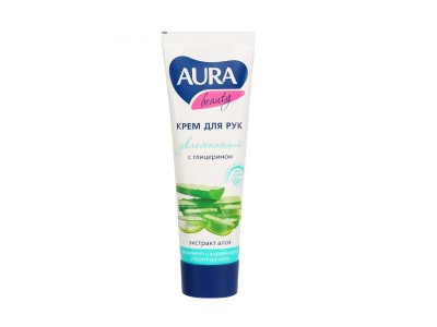 Аура-BEAUTY крем для рук увлажняющий с глицерином 75мл *24