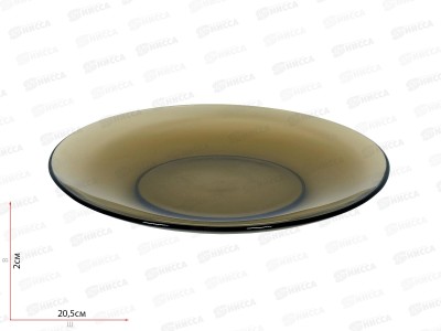 Тарелка BASILICO дымка  d-200mm 62072 обеденная *6