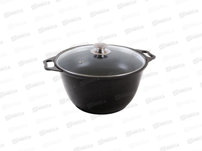 Кастрюля 3,0л со стеклянной крышкой антипригарное покрытие к31а  *3