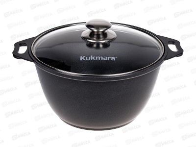 Кастрюля 4,0л стеклянной крышкой антипригарное покрытие к41а *3