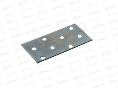 Пластина крепёжная 40*80*2.0 цинк *150