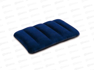 Подушка флок 68672, 43х28х9см, синяя INTEX  *24