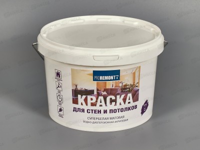 Краска для стен и потолков PROREMONTT супербелая  3кг  *144