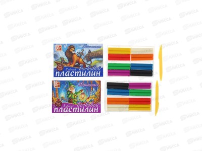 Пластилин  8 цветов 140 грамм ЛУЧ Фантазия, восковые, картонная упаковка, 25с1522-08 *30