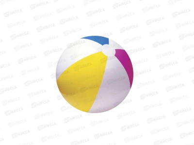 Надувной мяч 59030 (61см) 4-х цветный в пакете   INTEX  *36