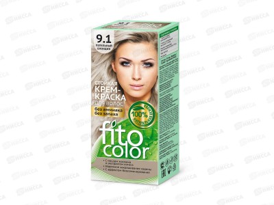 Fitocolor крем-краска Пепельный блондин 9.1 115мл *20