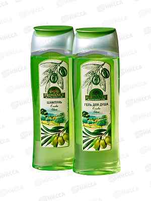 Набор подарочный Provance Olive 111 (шампунь 250мл + гель для душа 250мл) женский *12