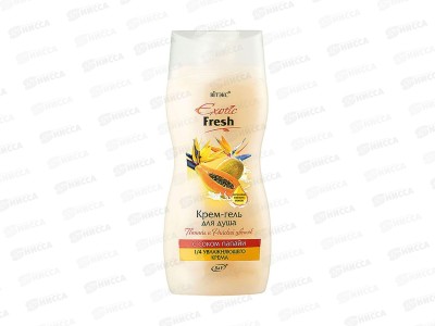 EXOTIC FRESH крем-гель для душа Папайя и райский цветок 515мл 0134 *20