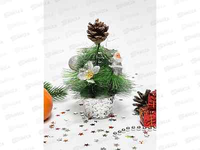 Ель 17см исскуственная AL-8187, *120