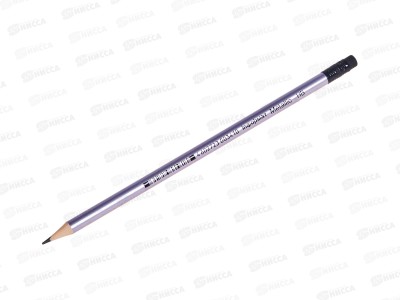 Карандаш чернографитный с ластиком  inФОРМАТ Metallic НВ, PCNBM-HB *144/288
