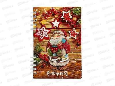 Блокнот120л ПГС NB Новогодний, 100*150, лакированный *6