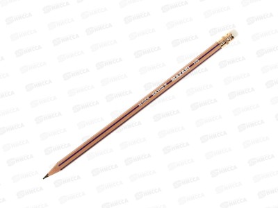 Карандаш чернографитный с ластиком MAZARI Naxos R, HB, пластиковый , M-6104 *12/72/1152