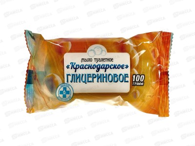 Мыло Краснодарское Глицериновое 100гр упаковка  *66 К