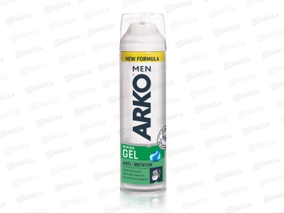 АРКО гель для бритья 200мл Anti-Irritation (защита от раздражения) *6/24