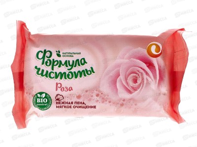 ЕКАТ мыло 150г РОЗА флоу-пак *70