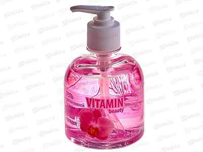 Vitamin beauty гель для интимной гигиены Орхидея 300мл *9
